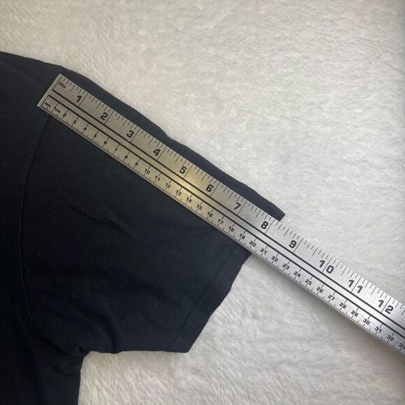 XL Black cutoff Midriff Star Wars The Mandalorian Grogu The Child T Shirt Fifth - Picture 9 of 11